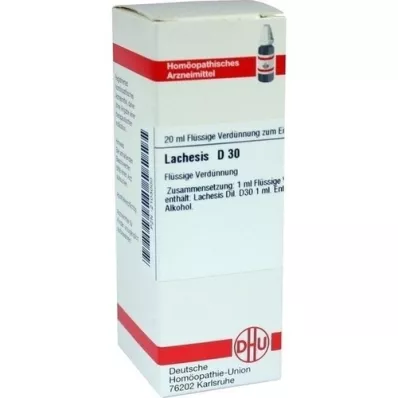 LACHESIS D 30 Dilution, 20 ml LACHESIS D 30 Dilution, 20 ml