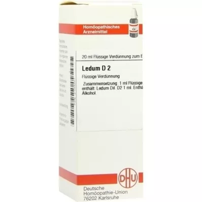 LEDUM D 2 Dilution, 20 ml