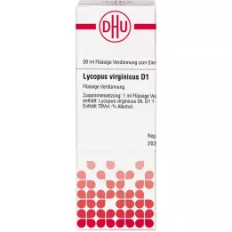 LYCOPUS VIRGINICUS D 1 Dilution, 20 ml