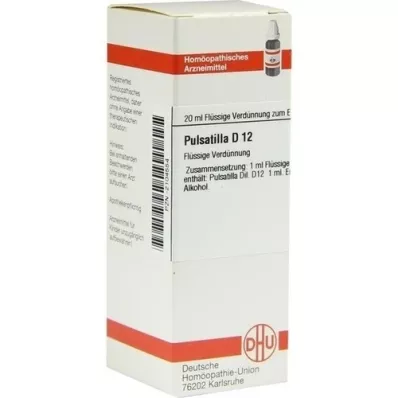 PULSATILLA D 12 Dilution, 20 ml