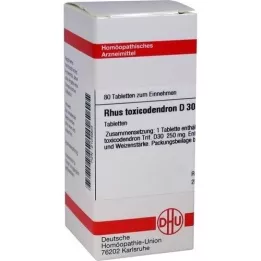 RHUS TOXICODENDRON D 30 Tabletten, 80 St