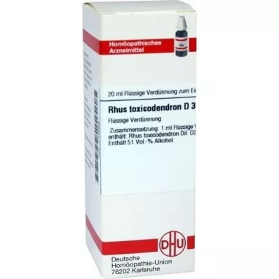 RHUS TOXICODENDRON D 30 Dilution, 20 ml