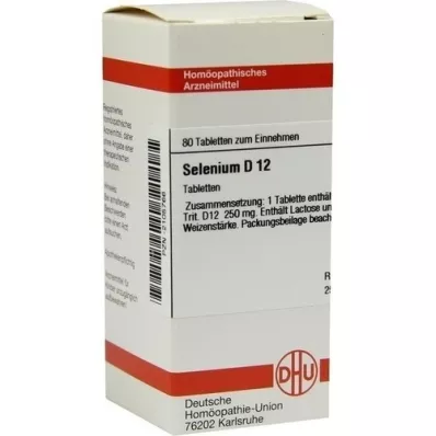 SELENIUM D 12 Tabletten, 80 St