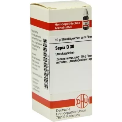 SEPIA D 30 Globuli, 10 g