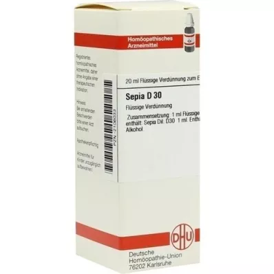 SEPIA D 30 Dilution, 20 ml SEPIA D 30 Dilution, 20 ml
