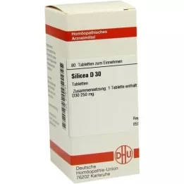 SILICEA D 30 Tabletten, 80 St