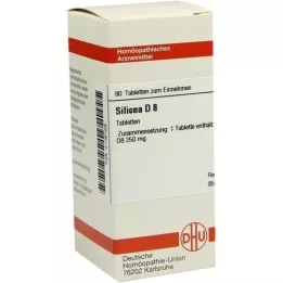 SILICEA D 8 Tabletten, 80 St