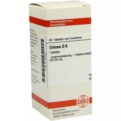 SILICEA D 8 Tabletten, 80 St