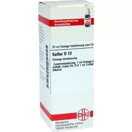 SULFUR D 12 Dilution, 20 ml