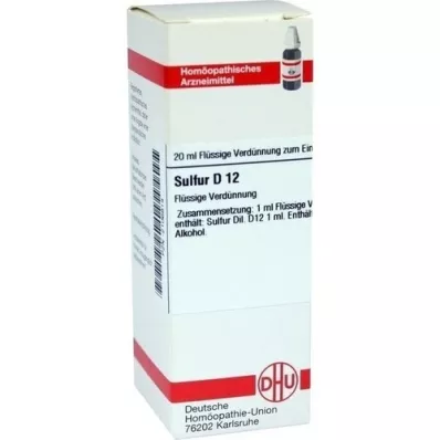 SULFUR D 12 Dilution, 20 ml