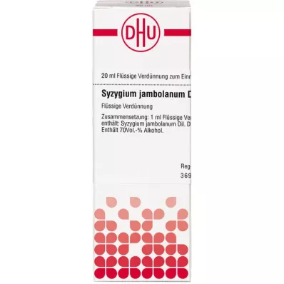 SYZYGIUM JAMBOLANUM D 2 Dilution, 20 ml SYZYGIUM JAMBOLANUM D 2 Dilution, 20 ml