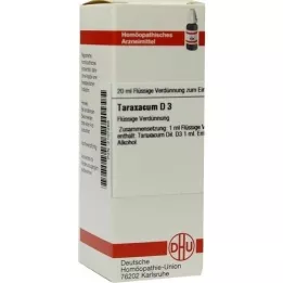 TARAXACUM D 3 Dilution, 20 ml