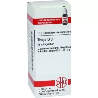 THUJA D 3 Globuli, 10 g