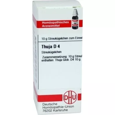 THUJA D 4 Globuli, 10 g