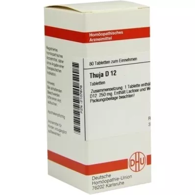 THUJA D 12 Tabletten, 80 St
