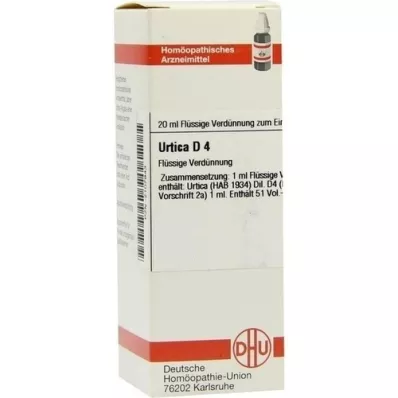 URTICA D 4 Dilution, 20 ml URTICA D 4 Dilution, 20 ml