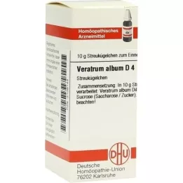 VERATRUM ALBUM D 4 Globuli, 10 g