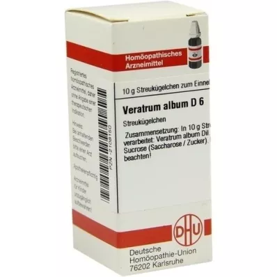 VERATRUM ALBUM D 6 Globuli, 10 g