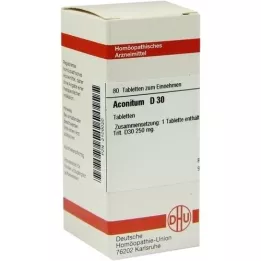 ACONITUM D 30 Tabletten, 80 St