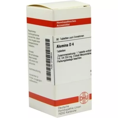 ALUMINA D 4 Tabletten, 80 St