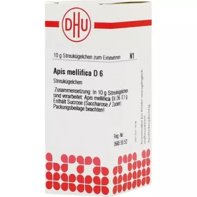 APIS MELLIFICA D 6 Globuli, 10 g APIS MELLIFICA D 6 Globuli, 10 g