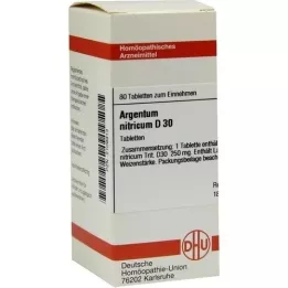 ARGENTUM NITRICUM D 30 Tabletten, 80 St