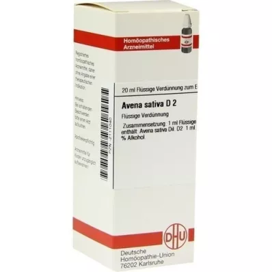 AVENA SATIVA D 2 Dilution, 20 ml AVENA SATIVA D 2 Dilution, 20 ml