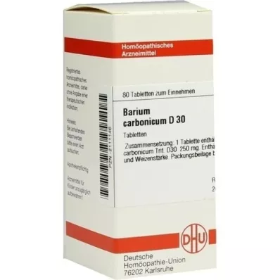 BARIUM CARBONICUM D 30 Tabletten, 80 St