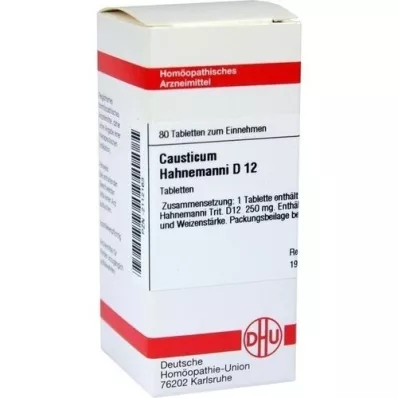 CAUSTICUM HAHNEMANNI D 12 Tabletten, 80 St