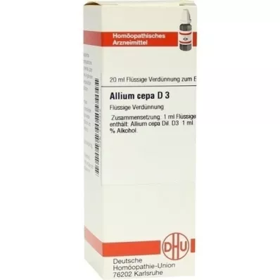 ALLIUM CEPA D 3 Dilution, 20 ml