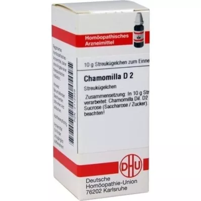 CHAMOMILLA D 2 Globuli, 10 g