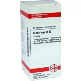 CIMICIFUGA D 12 Tabletten, 80 St