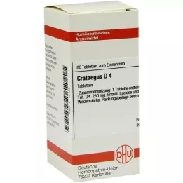 CRATAEGUS D 4 Tabletten, 80 St