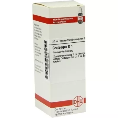 CRATAEGUS D 1 Dilution, 20 ml