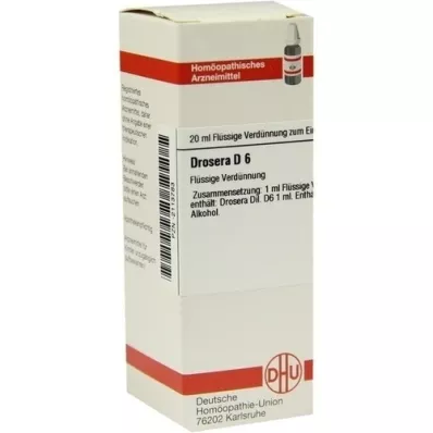 DROSERA D 6 Dilution, 20 ml