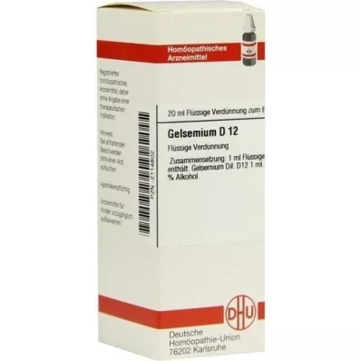 GELSEMIUM D 12 Dilution, 20 ml