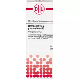 HARPAGOPHYTUM PROCUMBENS D 3 Dilution, 20 ml