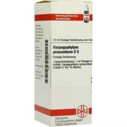 HARPAGOPHYTUM PROCUMBENS D 6 Dilution, 20 ml