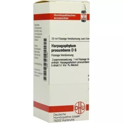 HARPAGOPHYTUM PROCUMBENS D 6 Dilution, 20 ml
