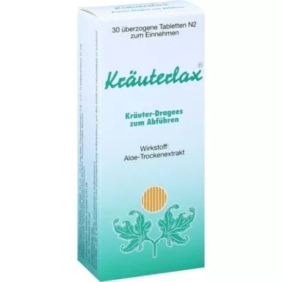 KRÄUTERLAX Dr.Henk 15 mg Kräuterdrag.z.Abführen, 30 St
