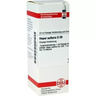 HEPAR SULFURIS D 30 Dilution, 20 ml