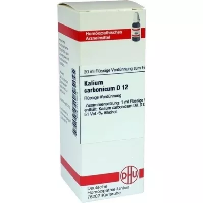 KALIUM CARBONICUM D 12 Dilution, 20 ml