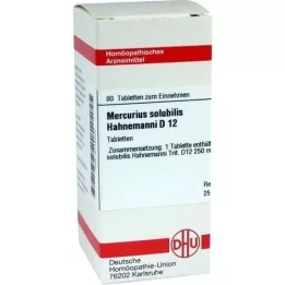 MERCURIUS SOLUBILIS Hahnemanni D 12 Tabletten, 80 St