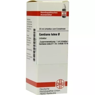 GENTIANA LUTEA Urtinktur, 20 ml