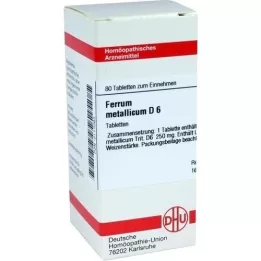 FERRUM METALLICUM D 6 Tabletten, 80 St