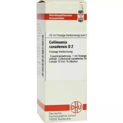 COLLINSONIA CANADENSIS D 2 Dilution, 20 ml