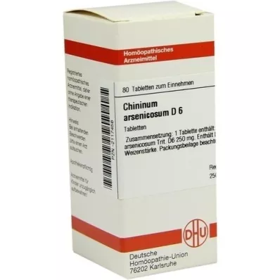 CHININUM ARSENICOSUM D 6 Tabletten, 80 St