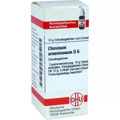 CHININUM ARSENICOSUM D 6 Globuli, 10 g