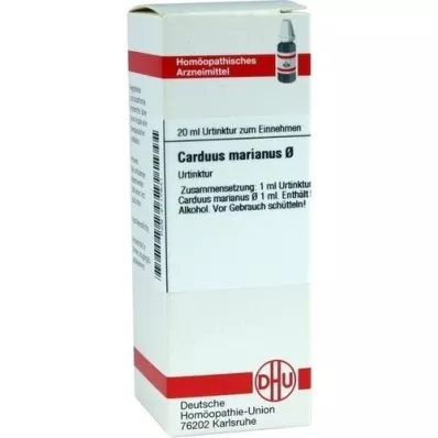 CARDUUS MARIANUS Urtinktur, 20 ml