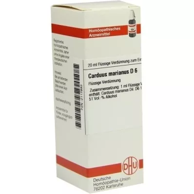 CARDUUS MARIANUS D 6 Dilution, 20 ml